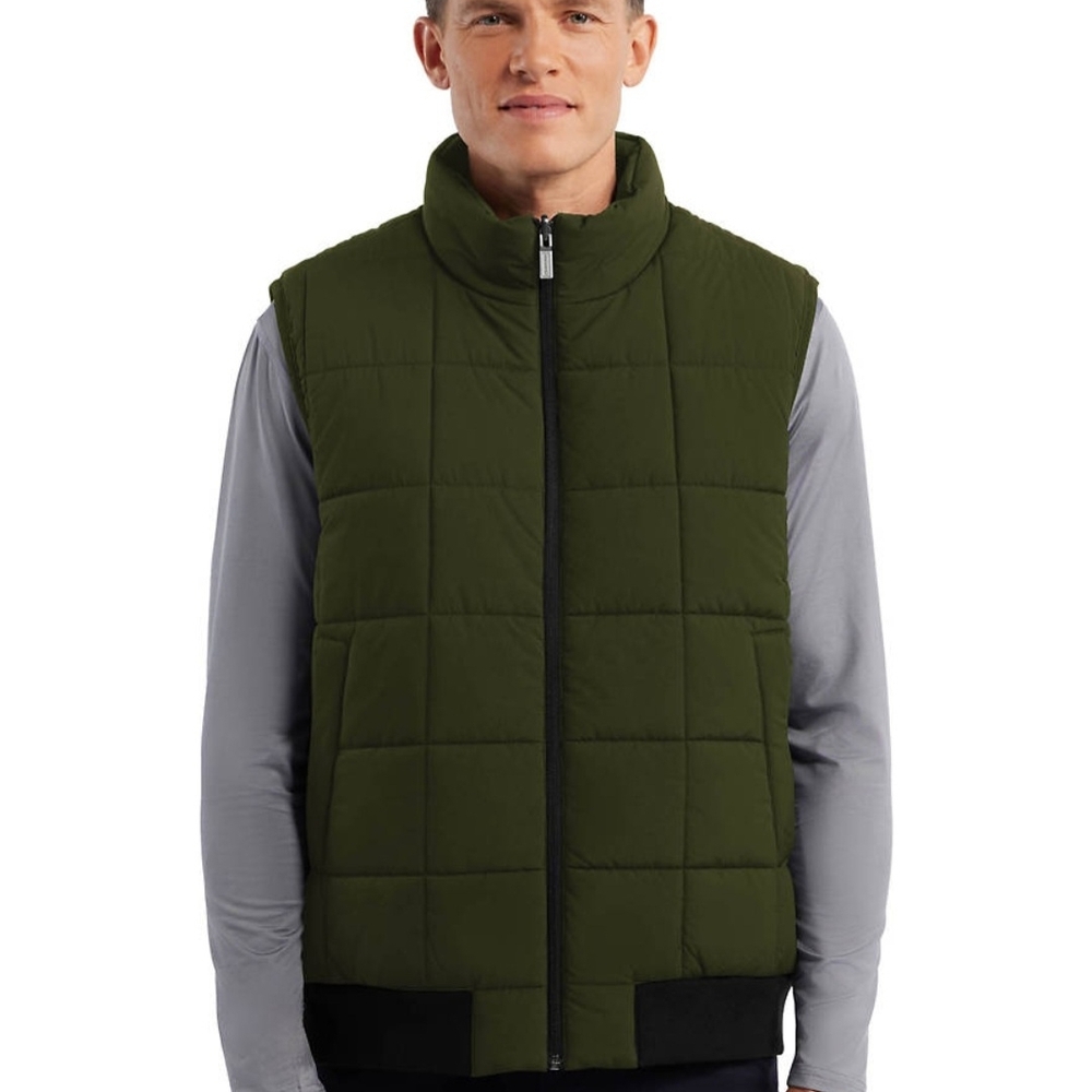 Hunter Men's Dark Green Quilted Vest